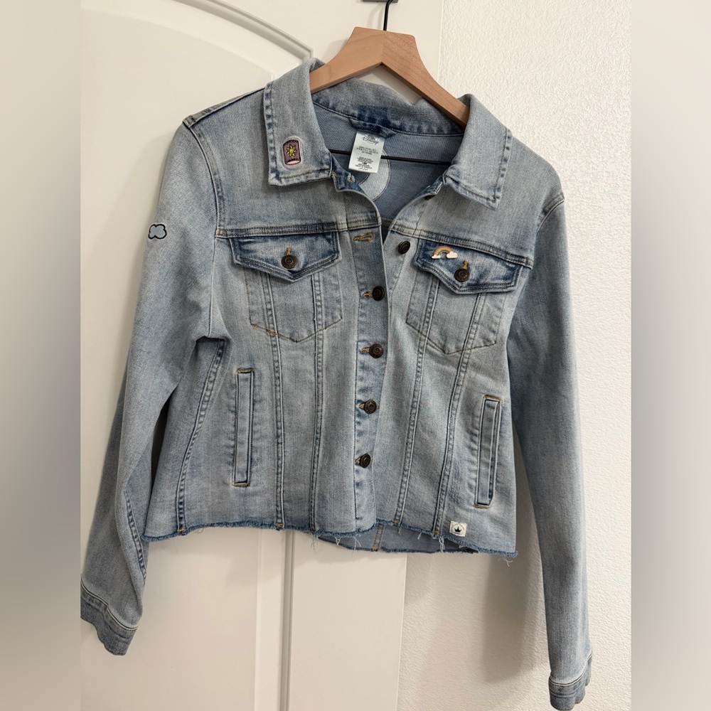 Denim Jacket with detailed Embroidery 
Disney Princess